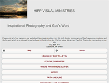 Tablet Screenshot of hippvisualministries.com